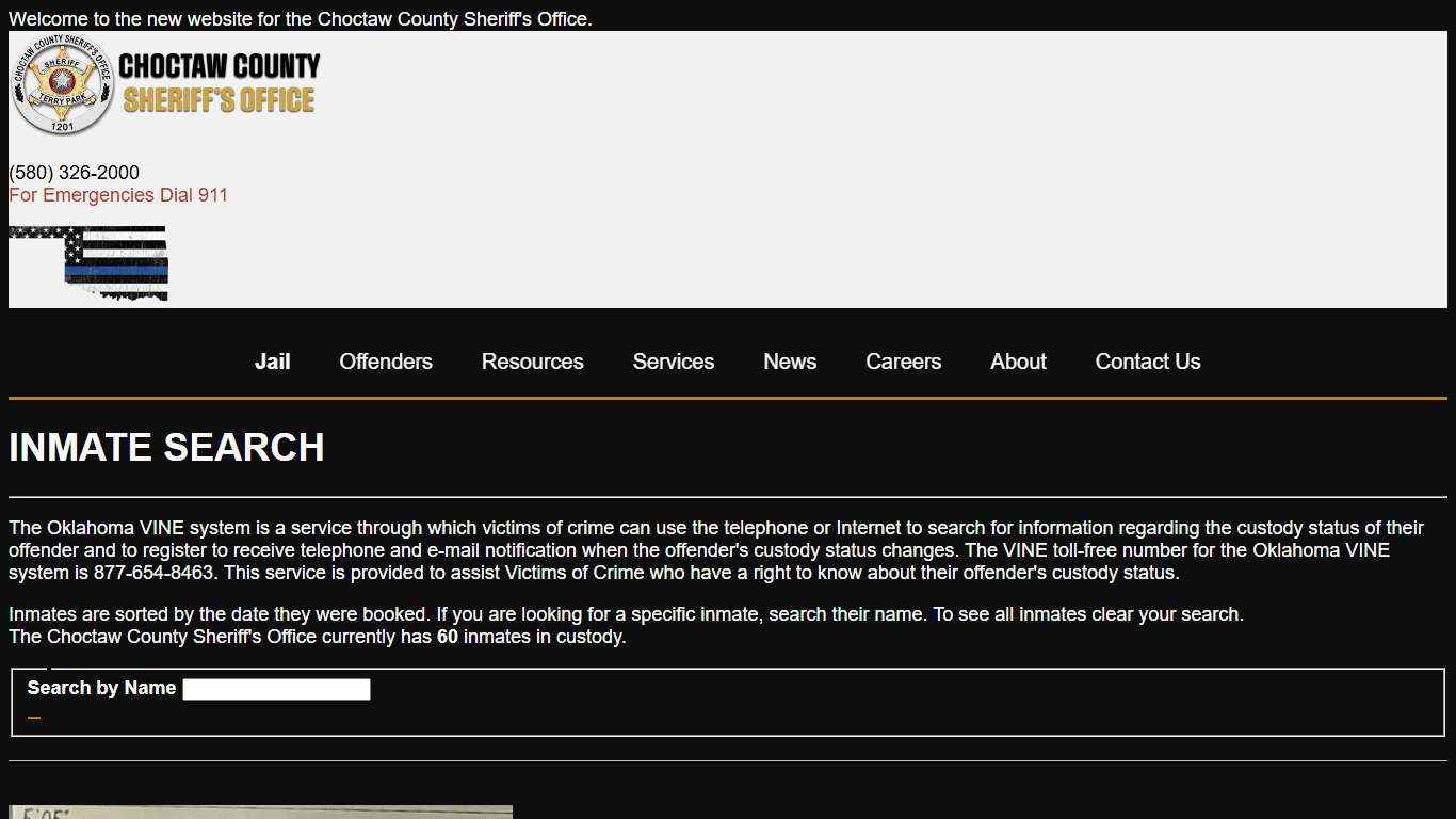 Inmate Search - Choctaw County Sheriff's Office